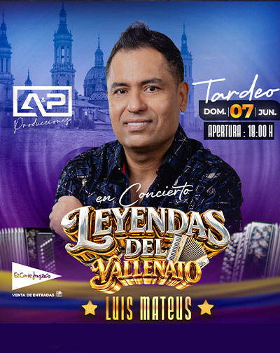 Cartel de Leyendas del Vallenato - Zaragoza - Otros en Garden Discoteca