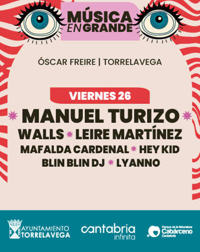 Cartel de MÃºsica en Grande 2026 - Viernes - Otros en Complejo Deportivo Ãscar Freire