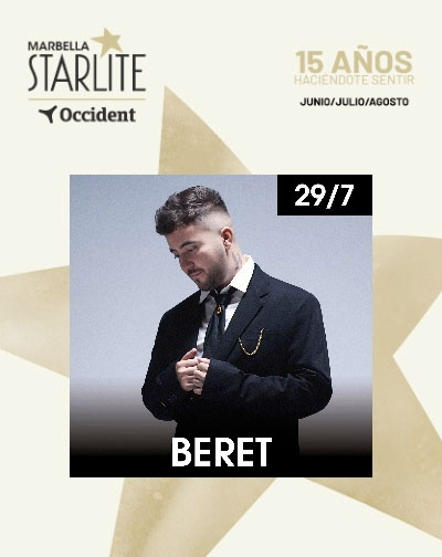 Cartel de Beret - Starlite Occident 2026 - Otros en Starlite Festival
