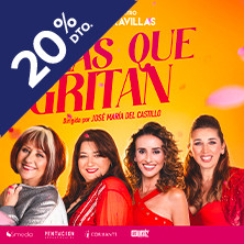 Cartel de Las que gritan - Madrid - Comedia en Teatro Maravillas