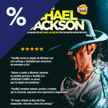 Cartel de Rock en Familia - Amazing Michael Jackson - Pop & Rock en Teatro Rialto