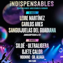 Cartel de Indispensables - Cuenca 2026 - Pop & Rock en Anexo Campo de fútbol La Fuensanta