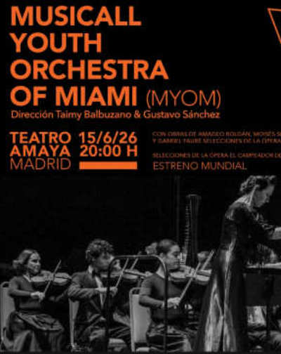 Cartel de Musical Youth Orchestra of Miami (MYOM) - Otros en Teatro Amaya