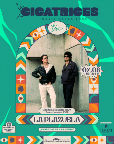 Cartel de Cicatrices | La Plazuela - Otros en Live Punta UmbrÃ­a