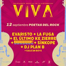 Cartel de Poetas del Rock - Festivales de música en Recinto Viva