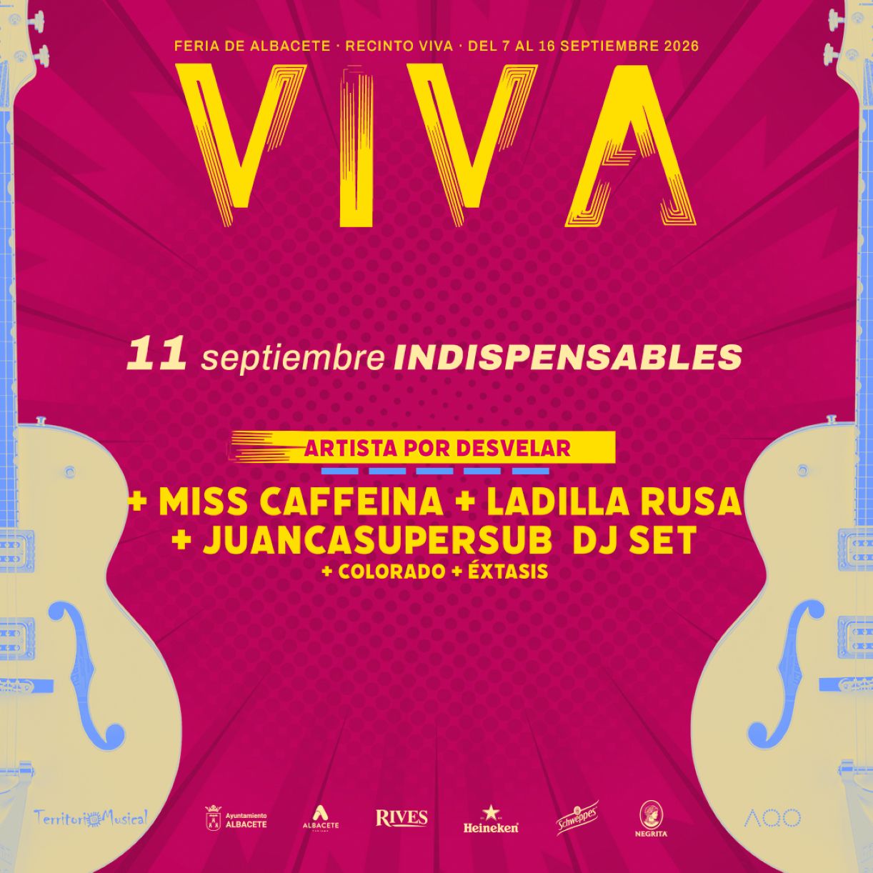 Indispensables - Obra de Festivales de música en Recinto Viva
