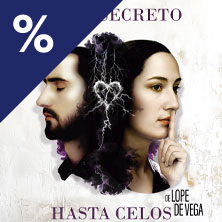 Cartel de Amor secreto hasta celos - Madrid - Almagro - Comedia en Corral de Comedias de Alcalá