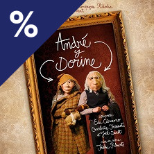 Cartel de André y Dorine - Barcelona - Drama en Teatre Condal