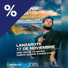 Cartel de Fede Cyrulnik - Arrecife - Comedia en Cine Teatro Atlántida