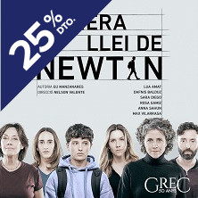 Cartel de Primera Llei de Newton - Drama en La Villarroel