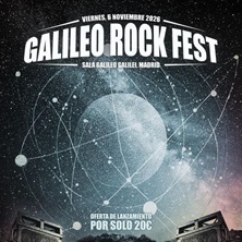 Cartel de Galileo Rock Fest - Pop & Rock en  Sala Galileo Galilei