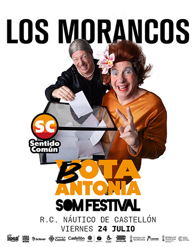 Cartel de Los Morancos - SOM Festival 2026 - Otros en Real Club NÃ¡utico de CastellÃ³n