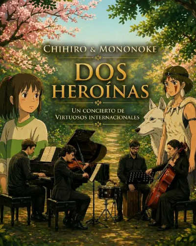 Cartel de Dos HeroÃ­nas: Chihiro & Mononoke - Otros en Teatro Amaya