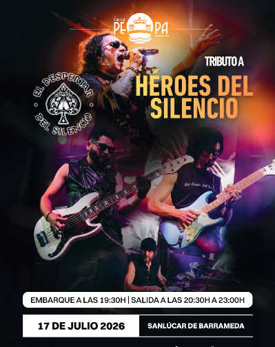 Cartel de Tributo a HÃ©roes del Silencio en Buque La Pepa - Otros en Buque La Pepa