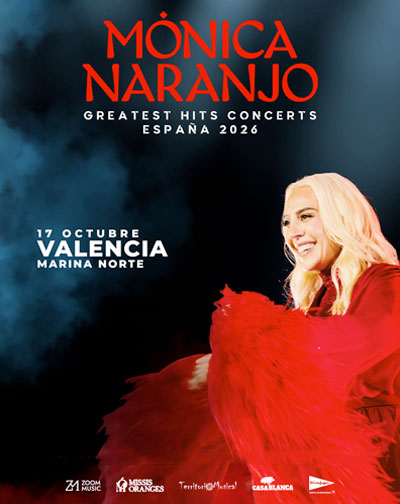 Cartel de MÃ³nica Naranjo - Otros en Auditorio Marina Norte - La Marina de València