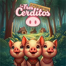 Cartel de Los Tres Cerditos: Teatro Infantil Educativo - Otros en Soho Teatro