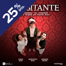 Cartel de La visitante - Madrid - 8B en Teatro Lara - Sala Lola Membrives