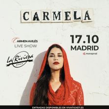 Cartel de Carmen Avilés "Carmela" - Flamenco en Sala La Riviera