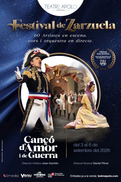 Cartel de CanÃ§Ã³ d'Amor i de Guerra - Festival de Zarzuela - Otros en Teatro Apolo de Barcelona