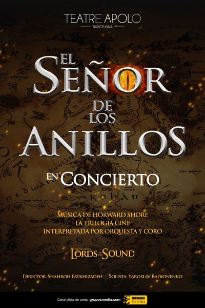 Cartel de El SeÃ±or de los Anillos - Otros en Teatro Apolo de Barcelona