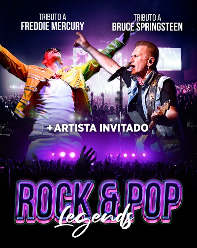 Cartel de Tributo a Freddie Mercury & Bruce Sprinsgteen - Otros en Parque El Majuelo