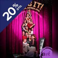 Cartel de Sing It! Musical Improv Jam - Inglés - Comedia en Big Improv