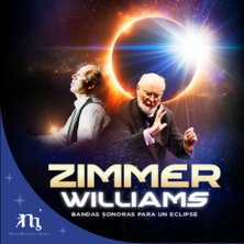 Cartel de Williams/Zimmer - "Bandas Sonoras para un eclipse" - Clásica en Real Fábrica de Cristales de La Granja