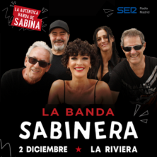 Cartel de La Banda Sabinera en Madrid - Pop & Rock en Sala La Riviera