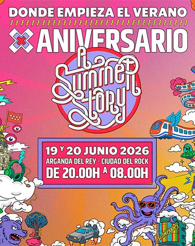 Cartel de A Summer Story Festival 2026 - Otros en Ciudad del Rock