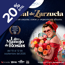 Cartel de La del manojo de rosas - Barcelona - 8A en Teatre Apolo Barcelona