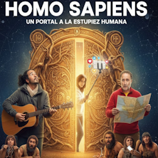 Cartel de Homo Sapiens - Comedia en Salto Escénico