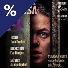 Cartel de La Rosa 14 - Madrid - Drama en Teatro Pavón