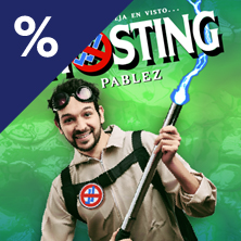 Cartel de Ghosting - Pablez - Madrid - Monólogos en Soho Club