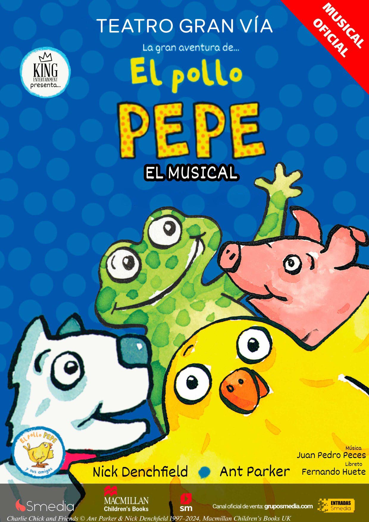 Cartel de La gran aventura de El Pollo Pepe, El Musical - Madrid - Musical infantil en Teatro Gran Vía