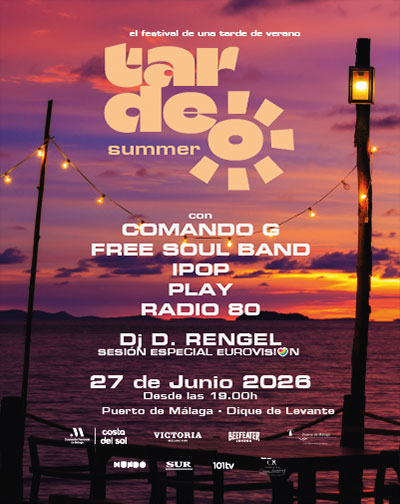 Cartel de Tardeo Summer - Otros en Terminal de Cruceros - Puerto de Málaga