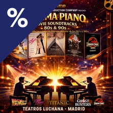 Cartel de Cinema piano - Movie Soundtracks 80s & 90s - Otros en Teatros Luchana