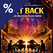 Cartel de Get Back - The Beatles Piano Show - Otros en Teatros Luchana