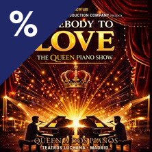 Cartel de Somebody to love - The Queen Piano Show - Otros en Teatros Luchana