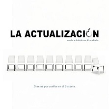 Cartel de La actualización - Comedia en La Cárcel - Sala Julio Michel