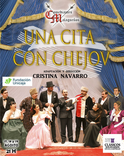 Cartel de Una Cita con Chejov - Málaga 2026 - Otros en Plaza de Armas del Castillo de Gibralfaro