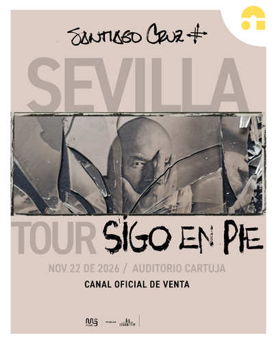 Cartel de Tour Sigo En Pie - Santiago Cruz - Otros en Auditorio Cartuja