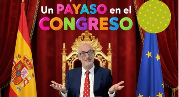 Cartel de Un Payaso en el Congreso - Madrid - Otros en La Butaca Amarilla