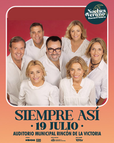 Cartel de Siempre Así - Noches de Verano - Otros en Auditorio Municipal del Rincón de la Victoria