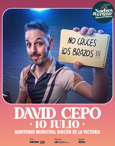Cartel de David Cepo - Noches de Verano - Otros en Auditorio Municipal del Rincón de la Victoria