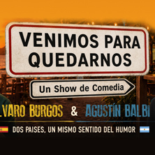 Cartel de Venimos para quedarnos - Comedia en Söda Bar