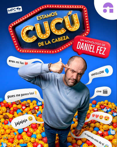Cartel de Estamos Cucú De La Cabeza - Daniel Fez - Otros en Auditorio Cartuja