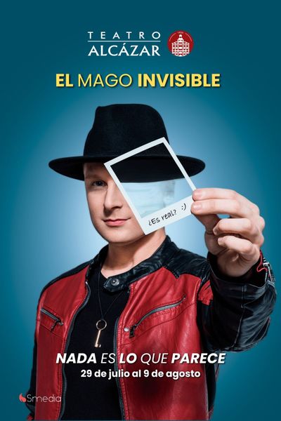 Cartel de Nada es lo Que Parece - Dakris, El Mago Invisible - Otros en Teatro Alcázar