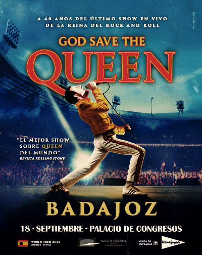 Cartel de God Save The Queen - Badajoz - Otros en Palacio de Congresos Manuel Rojas