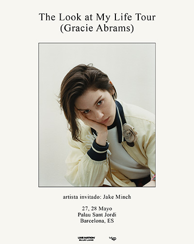 Cartel de Gracie Abrams: The Look at My Life Tour - Otros en Palau Sant Jordi