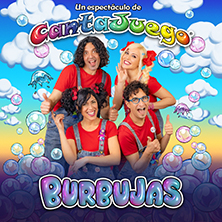 Cartel de Cantajuego - Burbujas - Salamanca - Musical infantil en Palacio de Congresos de Salamanca